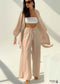 Ropa de dormir bohemia, conjunto de pijama, pijama Lillian